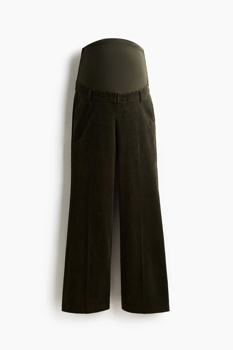H&M  MAMA Flared corduroy trousers for Women | Best Price UAE